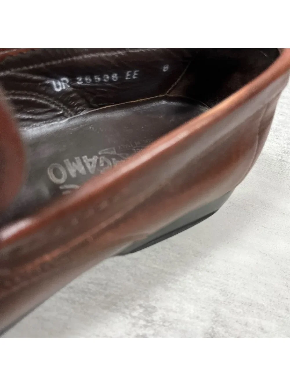 Salvatore Ferragamo Gancini Bit Driving Loafers - Men's Size UK 8 / US 9 EE Wide